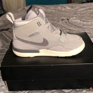 Brand new air Jordans never been worn 9C grey